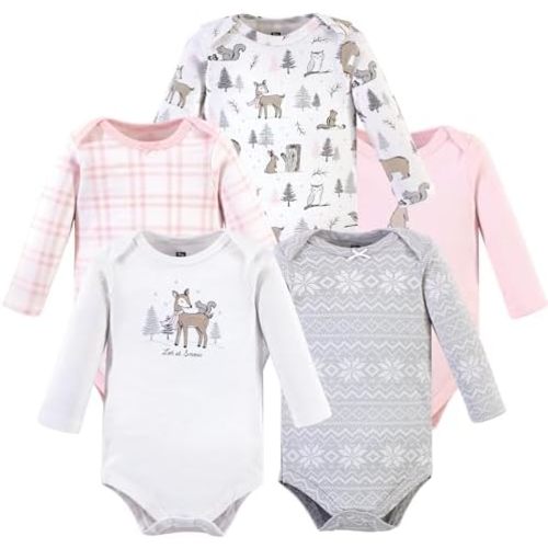 Luvable Friends Hudson Baby Bodysuits 5pk