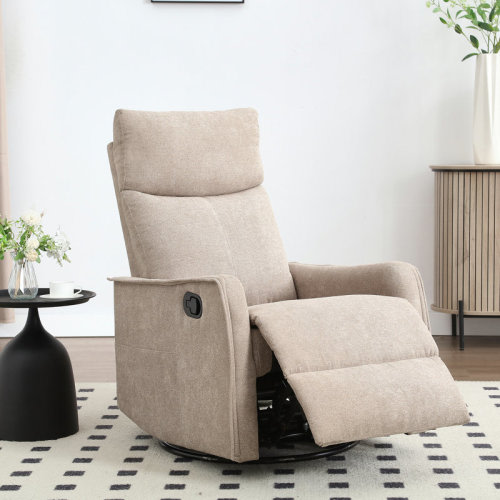 Ebern Designs Lila 27'' W Manual Recliner Swivel Rocker Recliner With Massage And Heat & Reviews | Wayfair