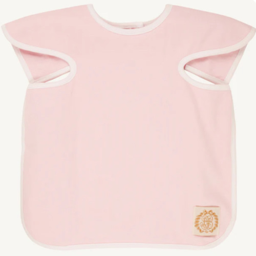 Big Bite Bib - Palm Beach Pink with Worth Avenue White