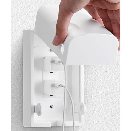 Bates - Baby Safety Outlet Cover Box, Outlet Covers Baby Proofing, Plug Covers for Electrical Outlets