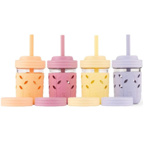8oz Glass Mason Jar Drinking Tumblers + Food Storage