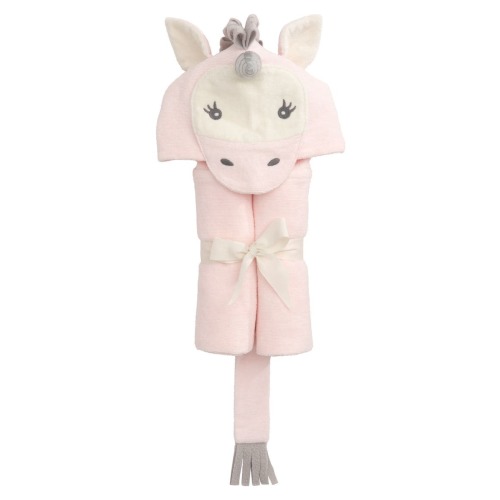 Terry Velour Hooded Unicorn Towel