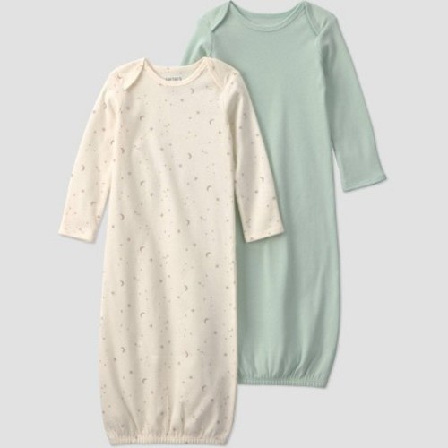 Carter's Just One You® Baby Long Sleeve Nightgown - Green Newborn