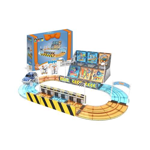 Blippi Magnetic Race Track Set by PicassoTiles