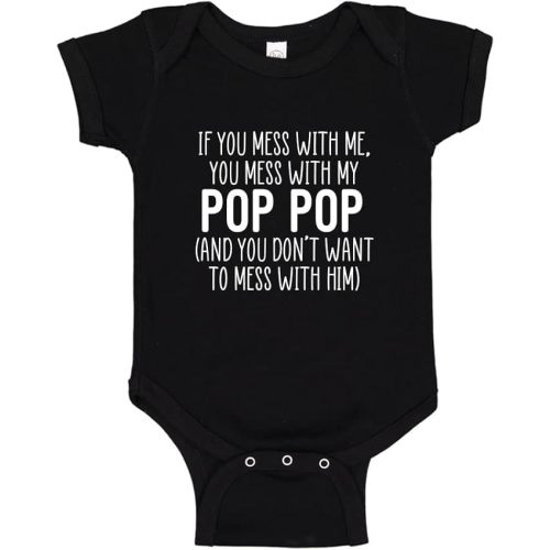 Pop Pop Baby Bodysuit One Piece or Toddler T-Shirt - Funny Grandpa Gift