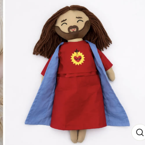 Sacred Heart Jesus Rag Doll - Starts shipping March 27