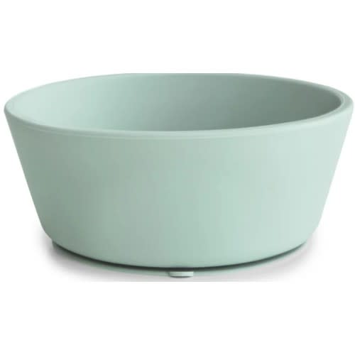 Mushie Baby Silicone Suction Bowl - Cambridge Blue