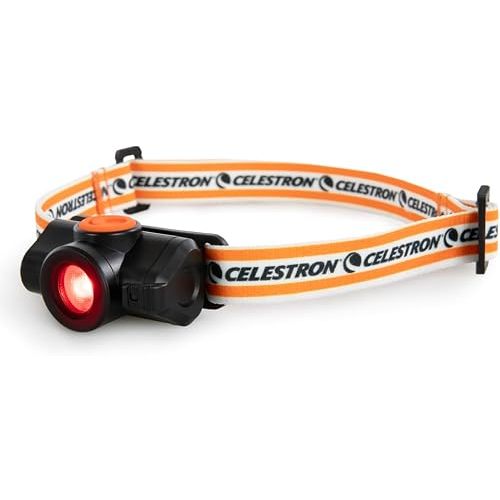 Celestron Night Vision Red LED Headlamp for Astronomy and Camping