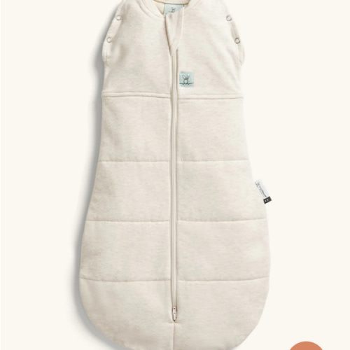 Cocoon Swaddle Bag 2.5 TOG Oatmeal Marle (Warm Pouch) – ergoPouch AU