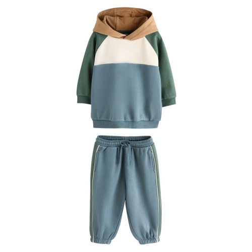 Kids' Colorblock Hoodie & Sweatpants Set