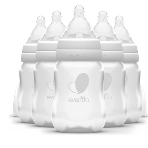 Evenflo Feeding Premium Proflo Venting Balance Plus Standard Neck Baby, Newborn and Infant Bottles - Developed by Pediatric Feeding Specialists - 4 Ounce (Pack of 6)