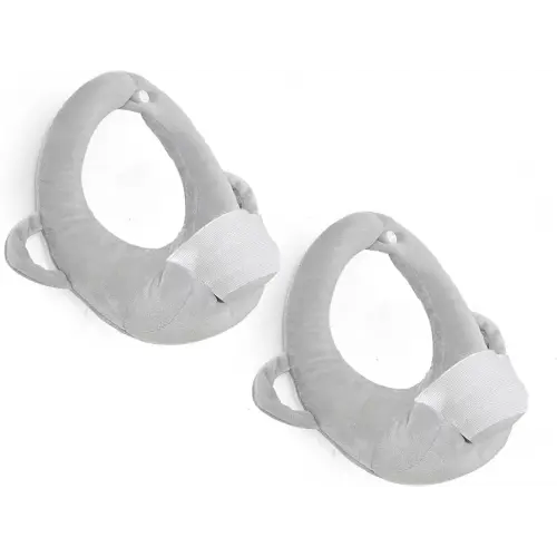 2 Pack Baby Pillow,Breastfeeding Pillow,Nursing Cushion for Bottle Feeding Comfort,Arm & Wrist Relief Pillow for Infant Care(Gray)