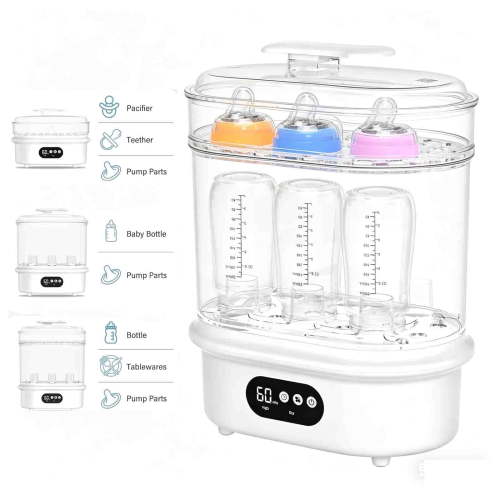 Baby Bottle Sterilizer and Dryer, 4-in-1 Fast Sanitizing & Drying Machine