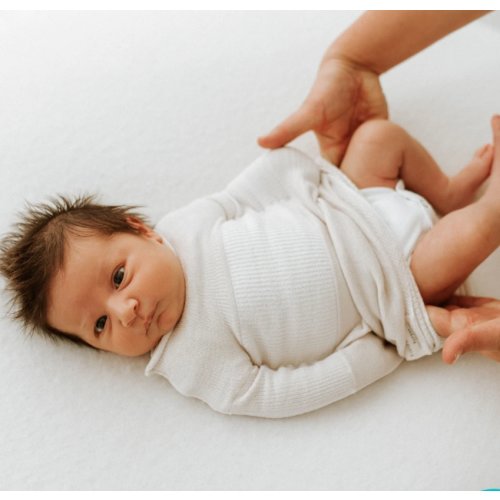Bamboo Blend Beige Swaddle Sleep Sack – Swaddelini