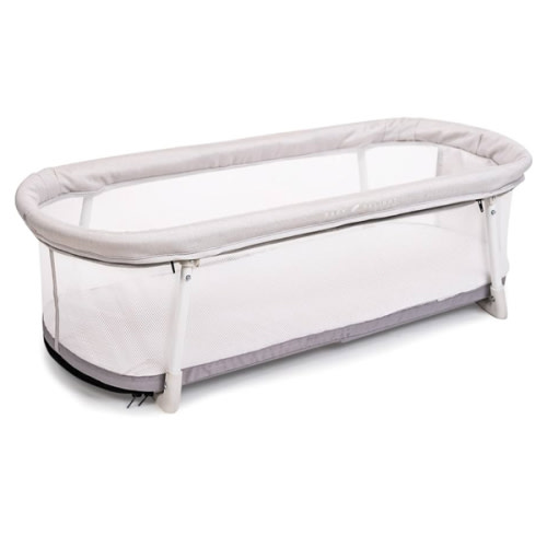 Baby Delight Snuggle Nest Bassinet, Portable Baby Bed, for Infants 0 – 5 Months, Driftwood Grey
