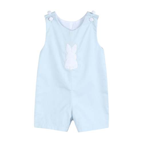 Blue Fuzzy Bunny Overalls