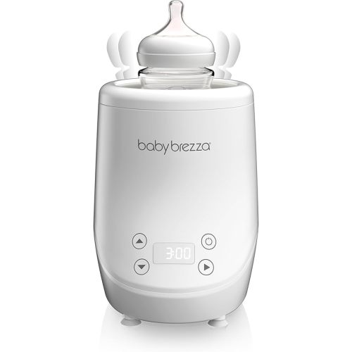 Baby Brezza AirSwirl Waterless Baby Bottle Warmer - Safely Warm Breastmilk + Formula - Bottles Stay Dry + Nutrients are Protected - Works with Nearly All Bottles