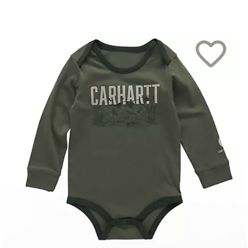 Wrangler Baby Boy Long Sleeve Denim Bodysuit at Tractor Supply Co