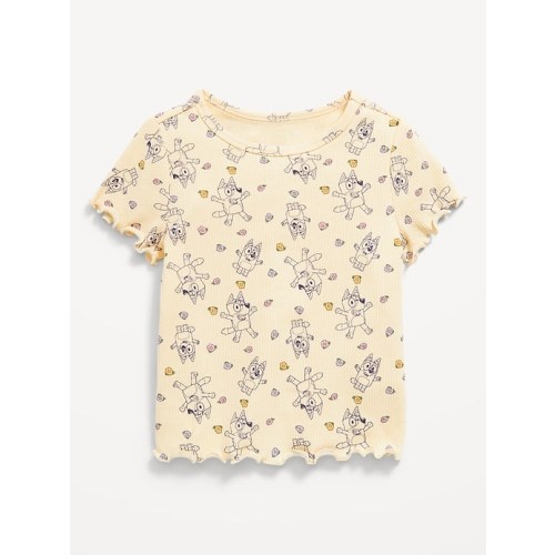Bluey™ Ribbed Graphic T-Shirt for Toddler Girls