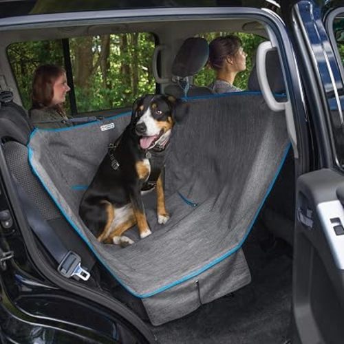 Kurgo Heather Half Hammock Seat Cover, Heather Grey