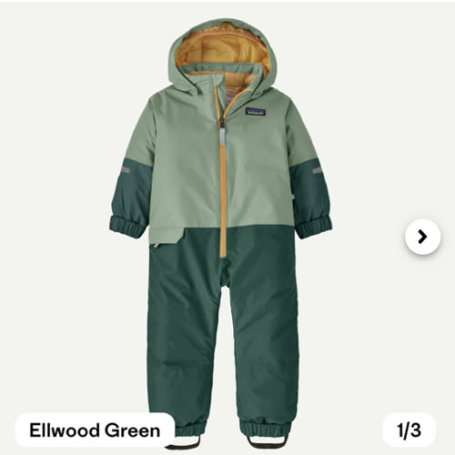 Patagonia Baby Snow Pile One-Piece