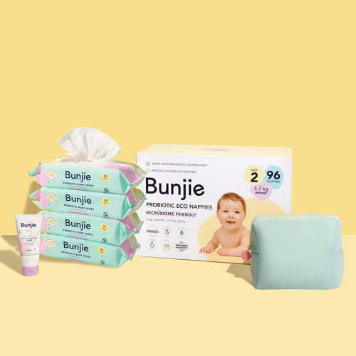 Probiotic Eco Nappies Fortnight Trial Pack | 14 Days | Bunjie