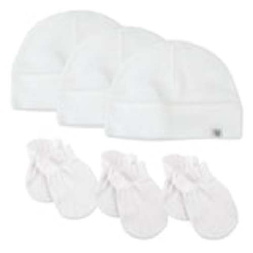 6-Piece Organic Cotton Mitt and Hat Set | Honest Baby Clothing