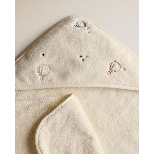 HOT AIR BALLOON HOODED BABY TOWEL
