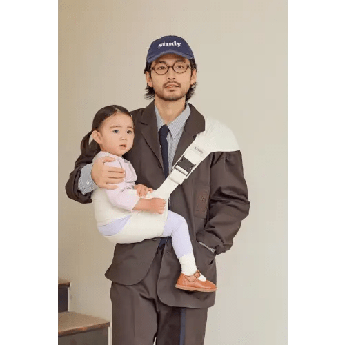 Dual Support Hip Seat Carrier - Cream color