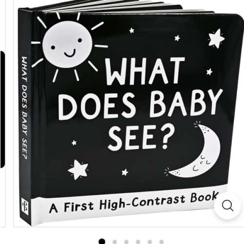 What Does Baby See? A First High-Contrast Board Book – Colourful Learning Toy Store