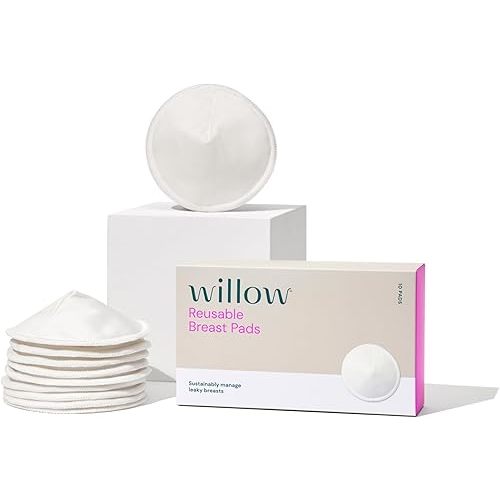 Willow Reusable Nursing Pads, 10-Count