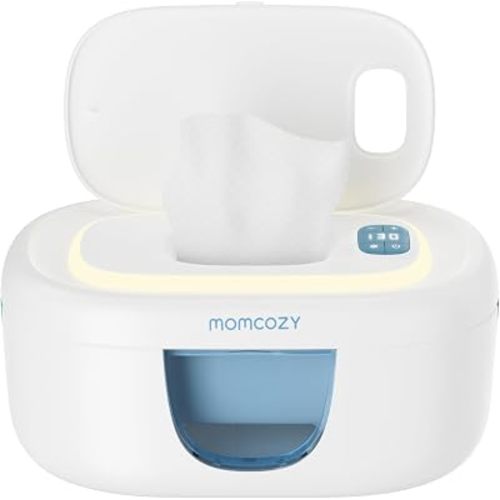 Momcozy Baby Wipe Warmer, Innovative Spring Design,Large Capacity Dispenser