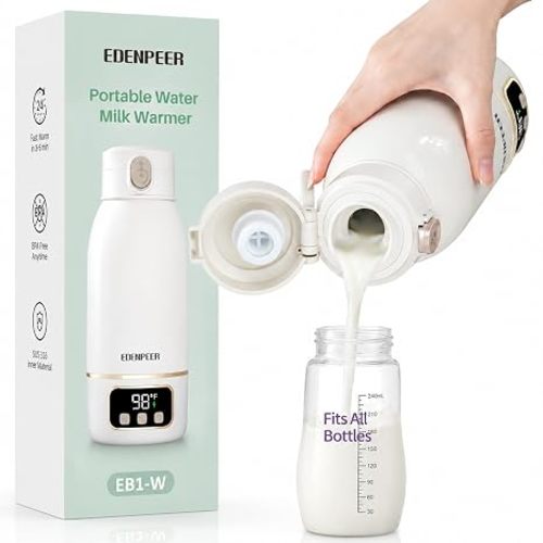 Portable Bottle Warmer for Travel, Heats for Breastmilk & Formula & Water