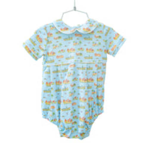 Blue Cowboy Toile Pima Alexander Bubble