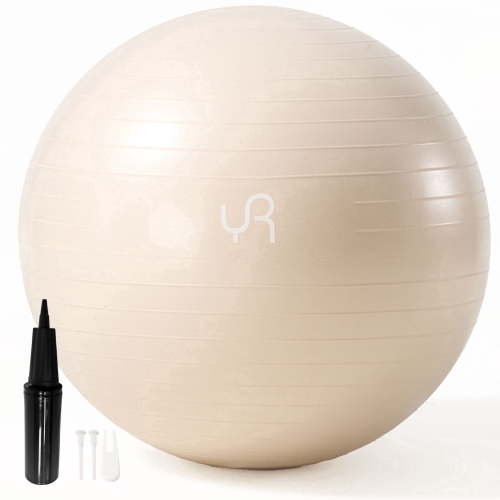 YRS Exercise Ball 55cm Anti-Burst Yoga Ball for Pregnancy, Pilates