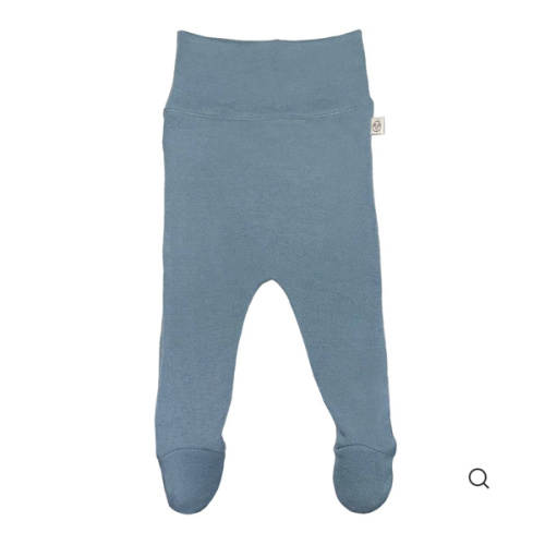 Baby Footed Pants, Merino Wool, Blue