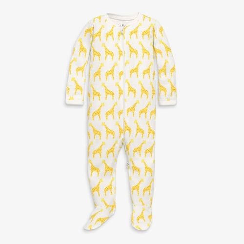 Primary Baby Organic Animal Friends Zip Footie