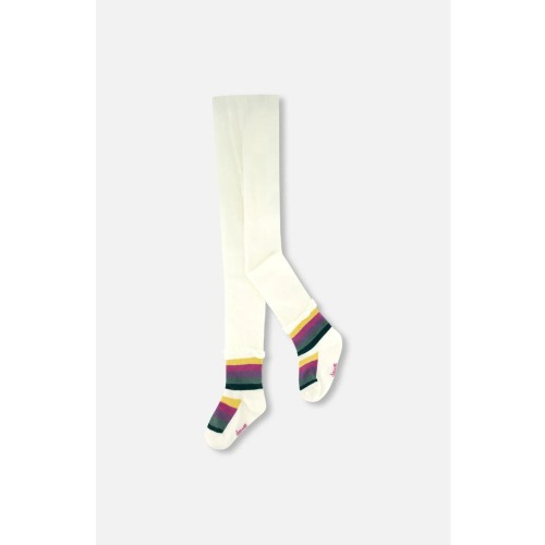 Striped Footed Knit Tights