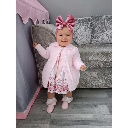Dandelion A4043 Pink Matinee Coat - Trendy Tots Baby Boutique