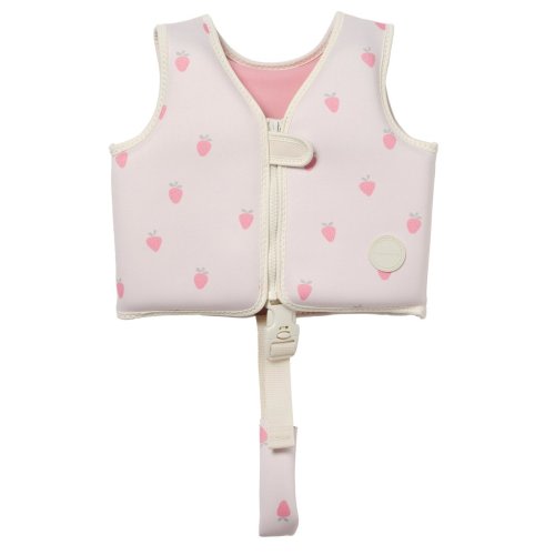 Kids Swim Vest 1-2 - Strawberry Sunshine Pink