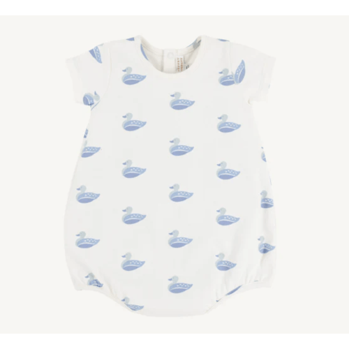 Short Sleeve Patton Play Bubble - Merrimack Quack Quacks - 3-6M
