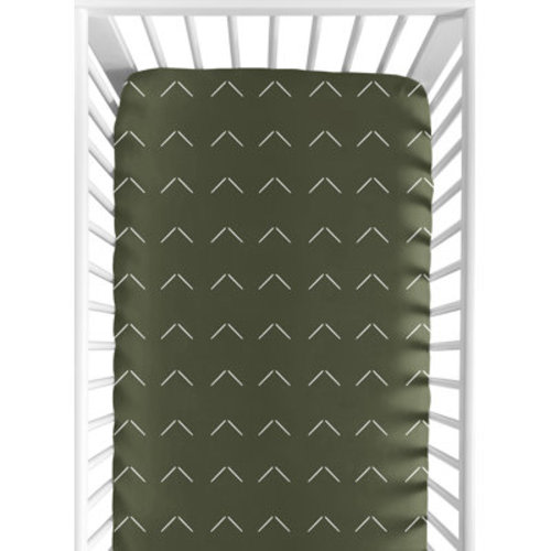 Sweet Jojo Designs Woodland Arrow Arrow Fitted Crib Sheet & Reviews | Wayfair