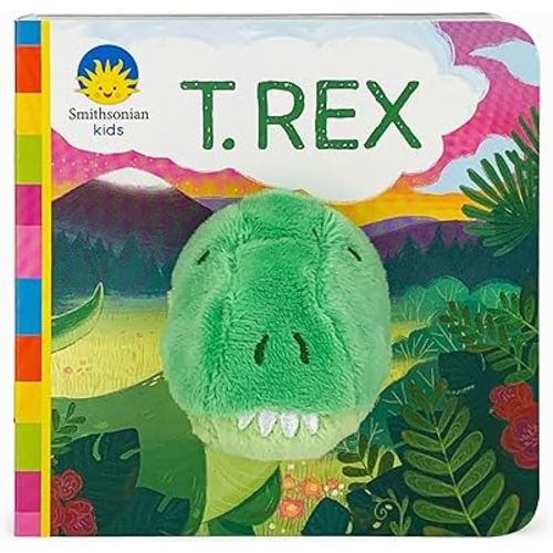 I Am a T.rex Finger Puppet Board Book from Smithsonain Kids: For Little Dinosaur Lovers Ages 1 - 3