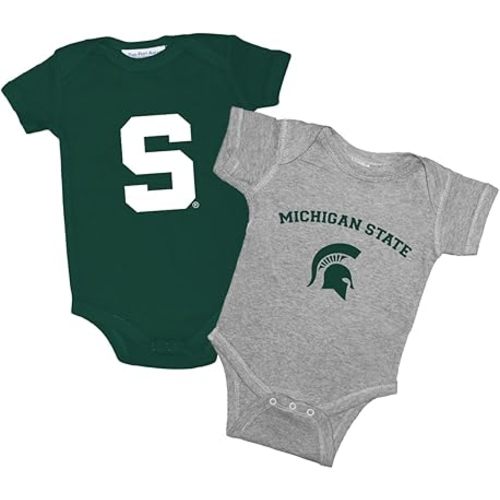 Two Feet Ahead 2 Pack Baby Bodysuit Creeper Newborn Infants Licensed Sizes 0-3M 6M 12M 18M