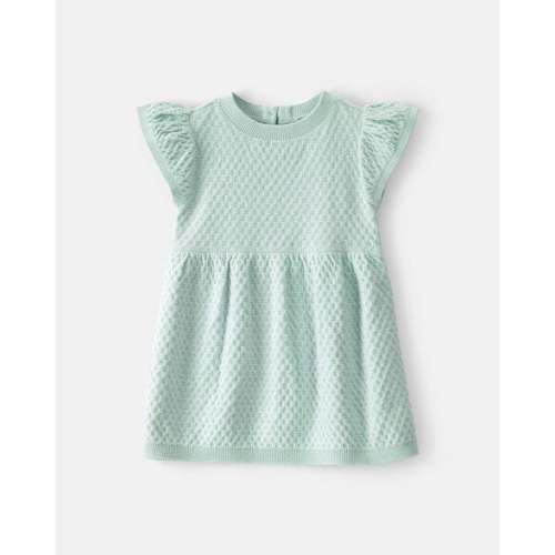 Baby Girl Sweater Dress - Green | Carter's