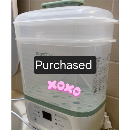 Mom cozy bottle sterilizer & Dryer , stores and thaws food