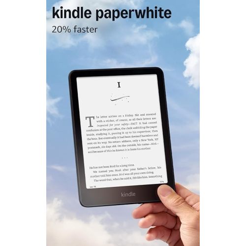 Amazon Kindle Paperwhite 16GB (newest model) – 20% faster, with new 7" glare-free display and weeks of battery life – Black