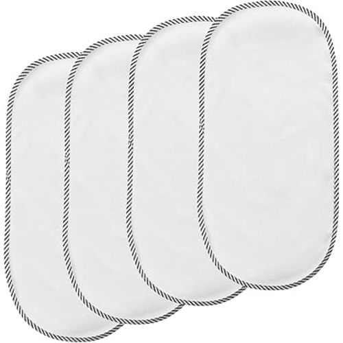 PandaEar 4 Pack Waterproof Changing Pad Liners, Baby Diaper Changing Underpads Liner Soft Changing Table Cover -23.6" x 11.8"