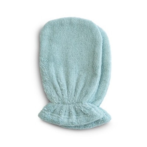 Organic Cotton Bath Mitt Sea Mist One Size