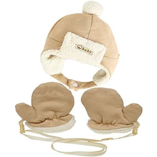 Baby Mittens Sherpa Lined Fleece 0-24 Months Winter